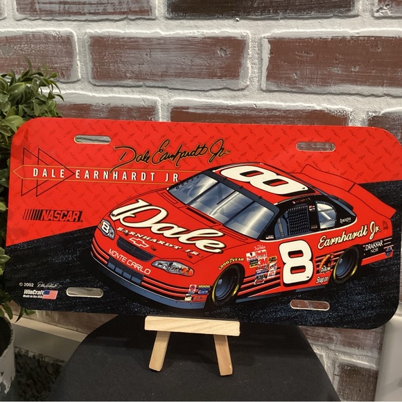 Vintage - Dale Earnhardt Jr #8 NASCAR Car Tag - Dated 2002 - Very Gently Used - Picture 2 of 7
